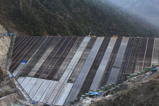 斜卡水電站大壩工程