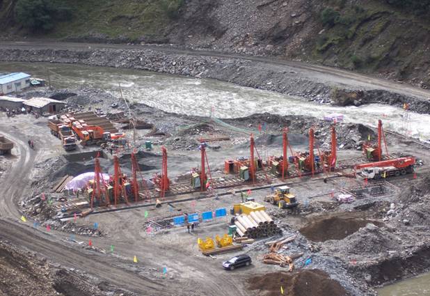 溪古水電站混凝土面板堆石壩及大壩基礎(chǔ)處理工程